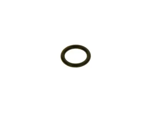 BOSCH O-Ring in Schwarz, runde Form, vor weißem Hintergrund. Einsatzmöglichkeiten in verschiedenen Anwendungen wie Dichtungen und Abdichtungen.
